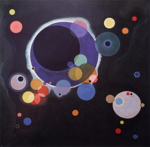 "Several Circles" 1926 year Oil on canvas New York, The Solomon R. Guggenheim Museum From- wassilykandinsky.net