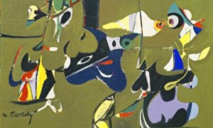 Detail from Garden in Sochi (1941) by Arshile Gorky. Photograph: ADAGP, Paris and DACS, London/Museum of Modern Art, New York/Scala, Florence