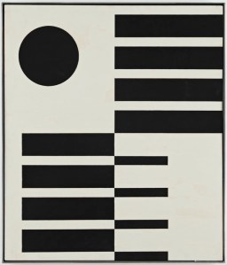 John McLaughlin, “Untitled,” 1951. Oil on Masonite. 23 3/4 × 27 3/4”