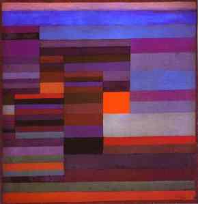 Fire in the Evening- Paul Klee
