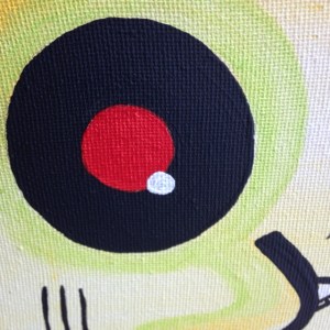 Composition I- Linda Cleary 2014 Closeup (Tribute to W. Kandinsky)