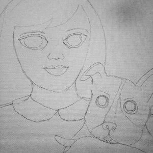 My beginning sketch!