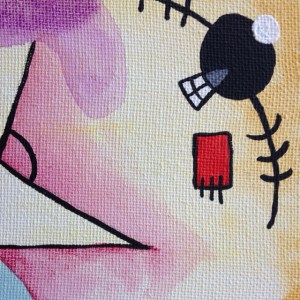 Composition I- Linda Cleary 2014 Closeup 2 (Tribute to W. Kandinsky)