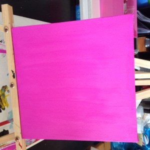 I chose hot pink…because I would never choose hot pink.