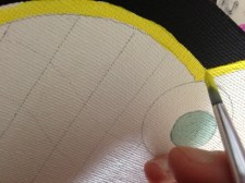 I can't seem to paint within lines…geez.