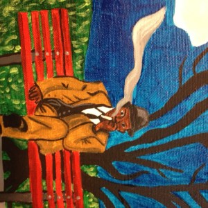 My first choice of blue that I didn't like...