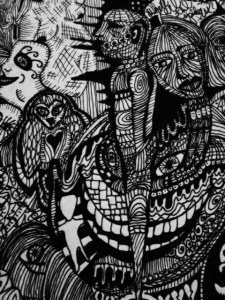 My own sketch I found in an old book.  Done sometime in the late 90's.