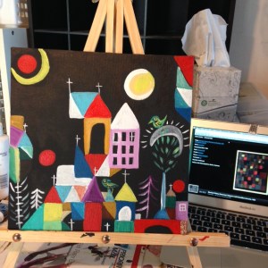 Painting is so hard today!