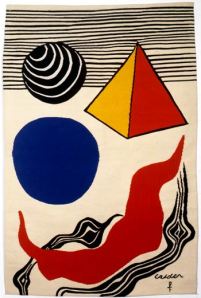 La Vague Rouge- Alexander Calder Tapestry