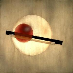 AL 3,1926 László Moholy-Nagy American, 1895-1946 Oil, industrial paints, and pencil on aluminum