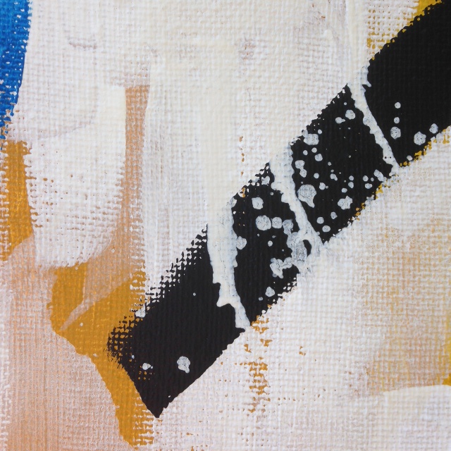 Close-Up 1 Abstract Distract- Tribute to Michael Goldberg Linda Cleary 2014 Acrylic on Canvas