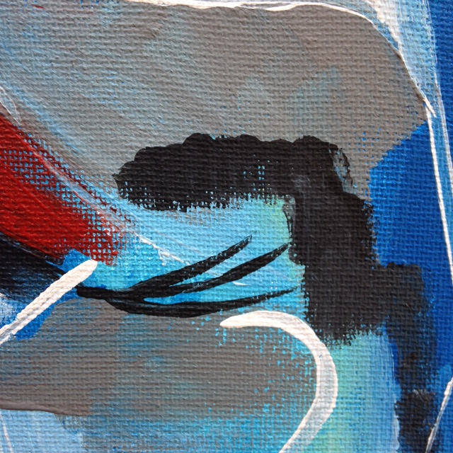 Close-Up 2 Windmill- Tribute to Peter Lanyon Linda Cleary- 2014 Acrylic on Canvas