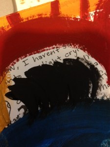 Close-Up during progress...