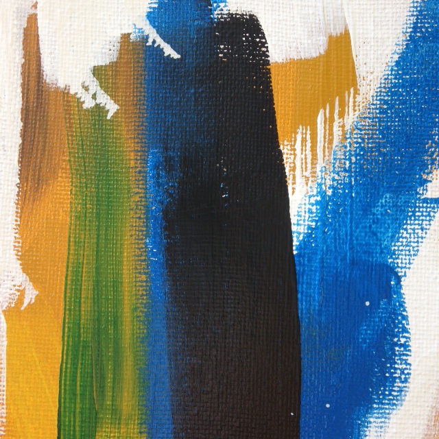 Close-Up 2 Abstract Distract- Tribute to Michael Goldberg Linda Cleary 2014 Acrylic on Canvas