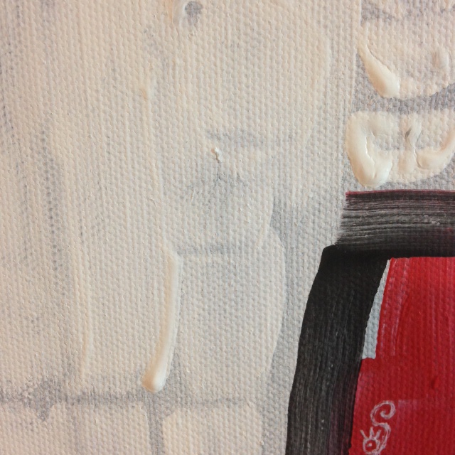 Close-Up 2 Untitled White 39- Tribute to Robert Ryman Linda Cleary 2014 Acrylic on Canvas