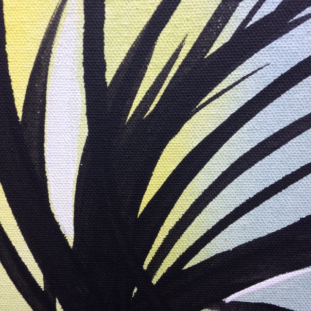 Close Up 3 Untitled 52- Tribute to Hans Hartung Linda Cleary 2014 Acrylic on Canvas