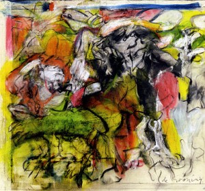 Figures in Landscape- Willem De Kooning