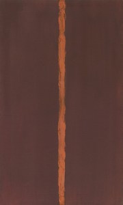 Barnett Newman- Example of a zip painting...