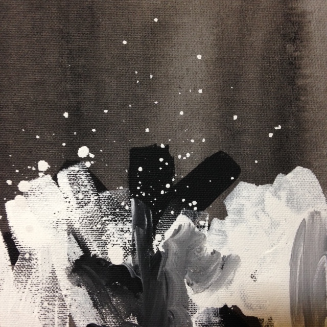 Close-Up 1 Primary Disks- Tribute to Adolph Gottlieb Linda Cleary 2014 Acrylic on Canvas