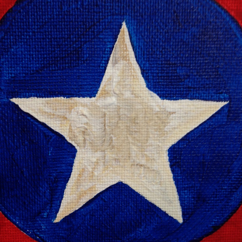 Close-Up 1 One State of Mind- Tribute to Jasper Johns Linda Cleary 2014 Acrylic on Canvas