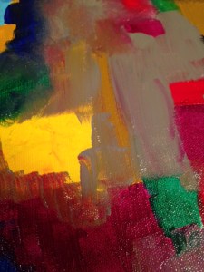 Painting the background.