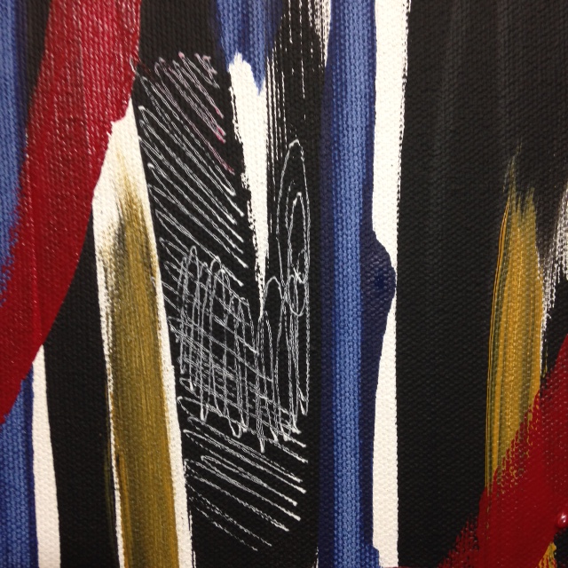 Close-Up 1 Windy Wednesday- Tribute to Jack Tworkov Linda Cleary 2014 Acrylic on Canvas