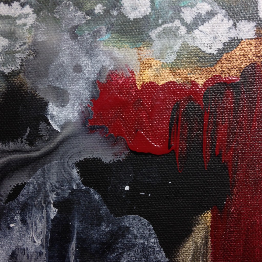 Close-Up 3 Untitled 75- Tribute to Michel Leah Keck Linda Cleary 2014 Acrylic on Canvas