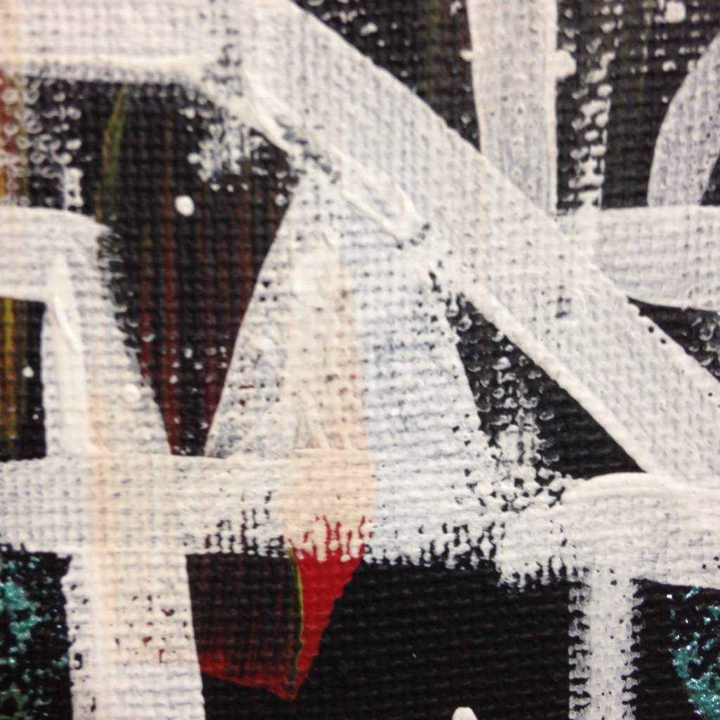 Close-Up 3 Life Maze- Tribute to Lee Krasner Linda Cleary 2014 Acrylic on Canvas