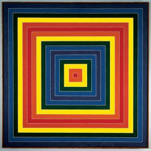 Frank Stella (American, born 1936) Gran Cairo.  1962 Alkyd on canvas 85 ¼ x 85 ¼” (216.5 x 216.5 cm) Whitney Museum of American Art, New York.  Purchase, with funds from the Friends of the Whitney Museum of American Art © 2008 Frank Stella/Artists Rights Society (ARS), New York