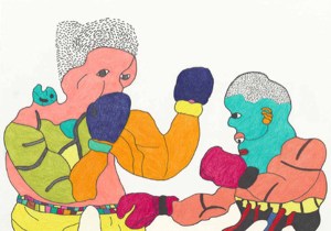 Right Straight Punch to the Body- Tomoyuki Shinki