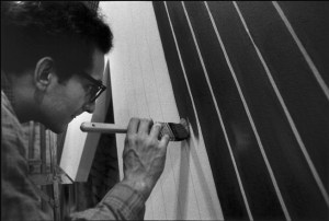 Frank Stella 1964- Photo by Ugo Mulas
