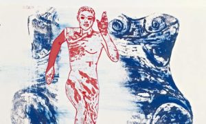 A detail of The Re-Birth of Venus, handprinting on paper, 1984 Photograph: David Reynolds/Anthony Reynolds Gallery