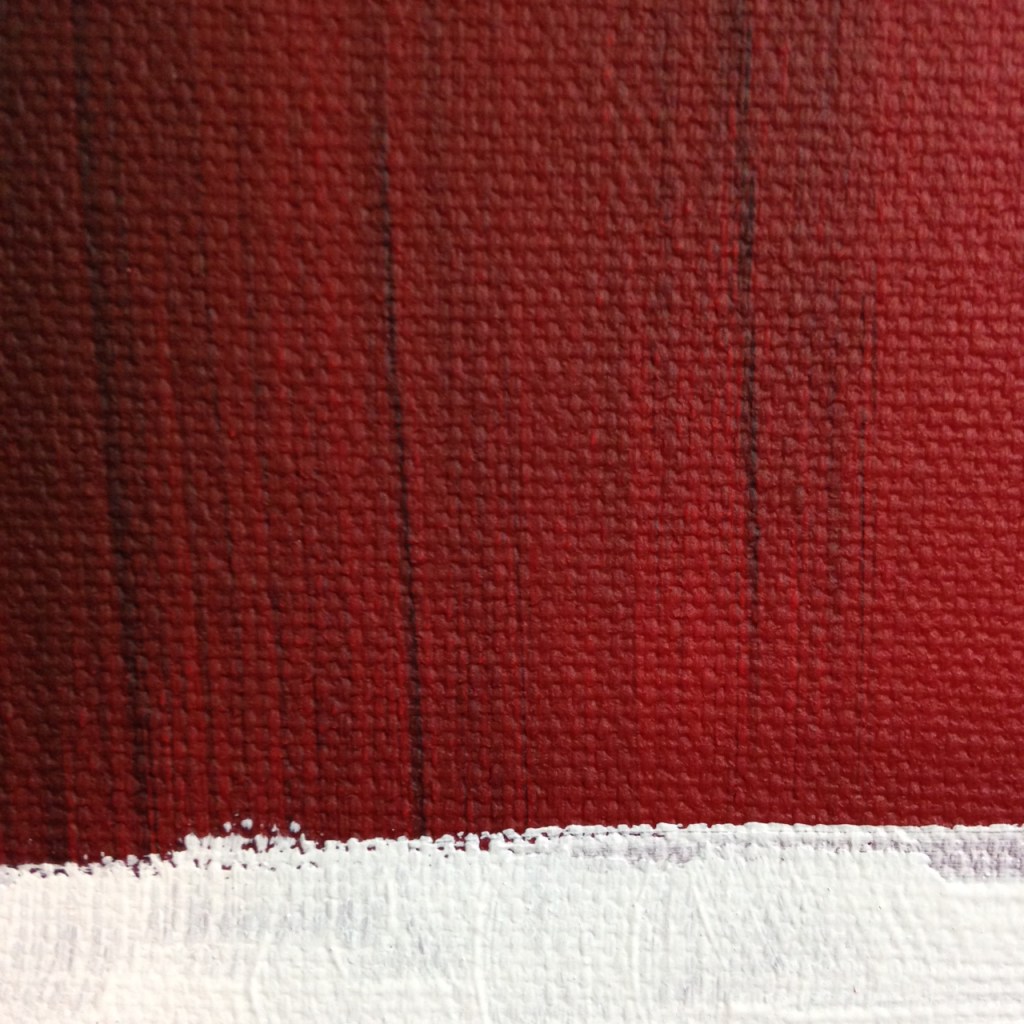 Close-Up 2 Red, black, gray, olive and white- Tribute to Mark Rothko Linda Cleary 2014 Acrylic on Canvas