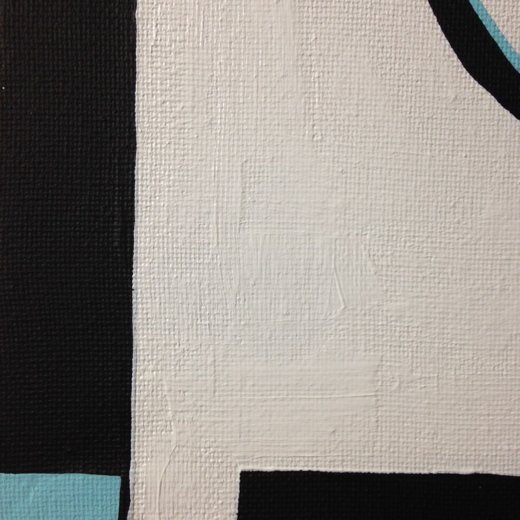 Close-Up 2 Symblistic- Tribute to Jo Baer Linda Cleary 2014 Acrylic on Canvas