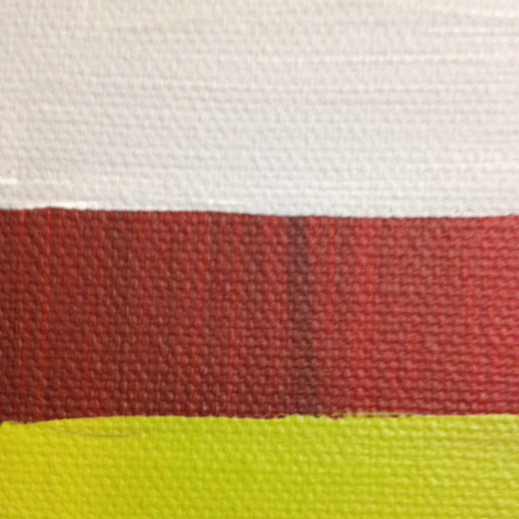 Close-Up 3 Red, black, gray, olive and white- Tribute to Mark Rothko Linda Cleary 2014 Acrylic on Canvas