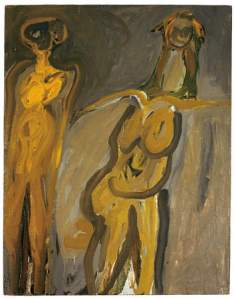 Eva Hesse, Untitled, 1960. Oil on canvas