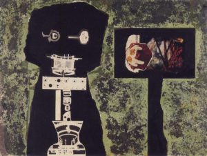 John McHale, Telemath, collage, ca. 1958