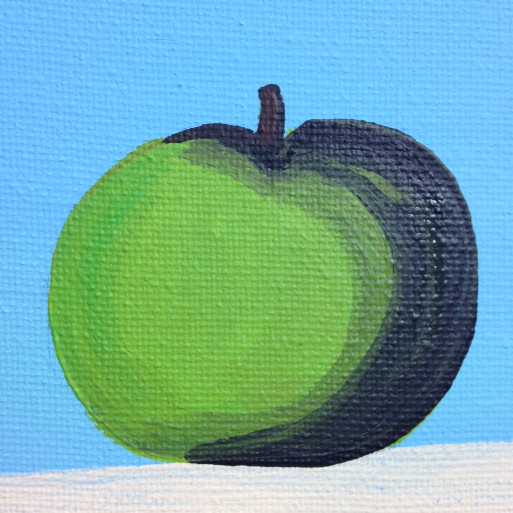 Close-Up 1 The Elusive Mystery- Tribute to Rene Magritte Linda Cleary 2014 Acrylic on Canvas