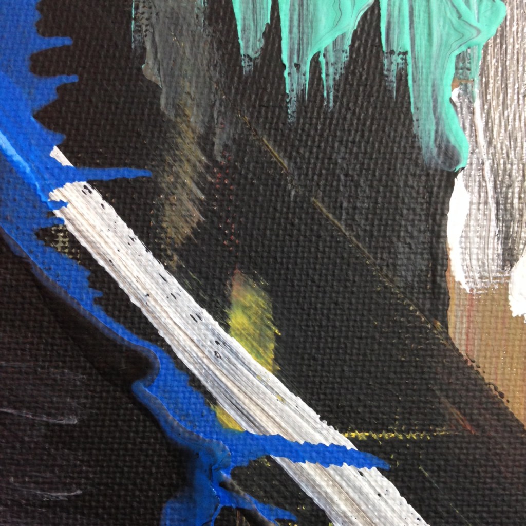 Close-Up 1 Feel the Pain- Tribute to Louise Fishman Linda Cleary 2014 Acrylic on Canvas