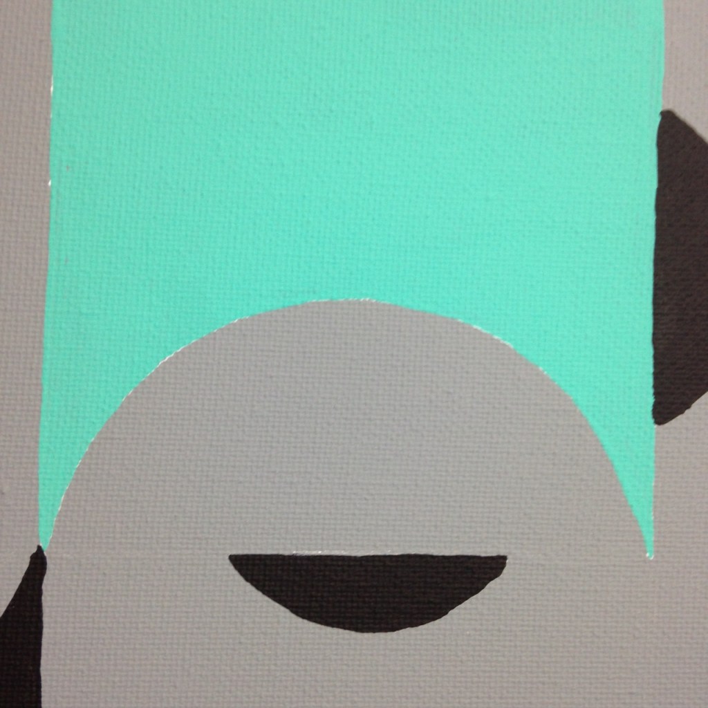 Close-Up 1 Untitled 124- Tribute to Tomás Maldonado Linda Cleary 2014 Acrylic on Canvas