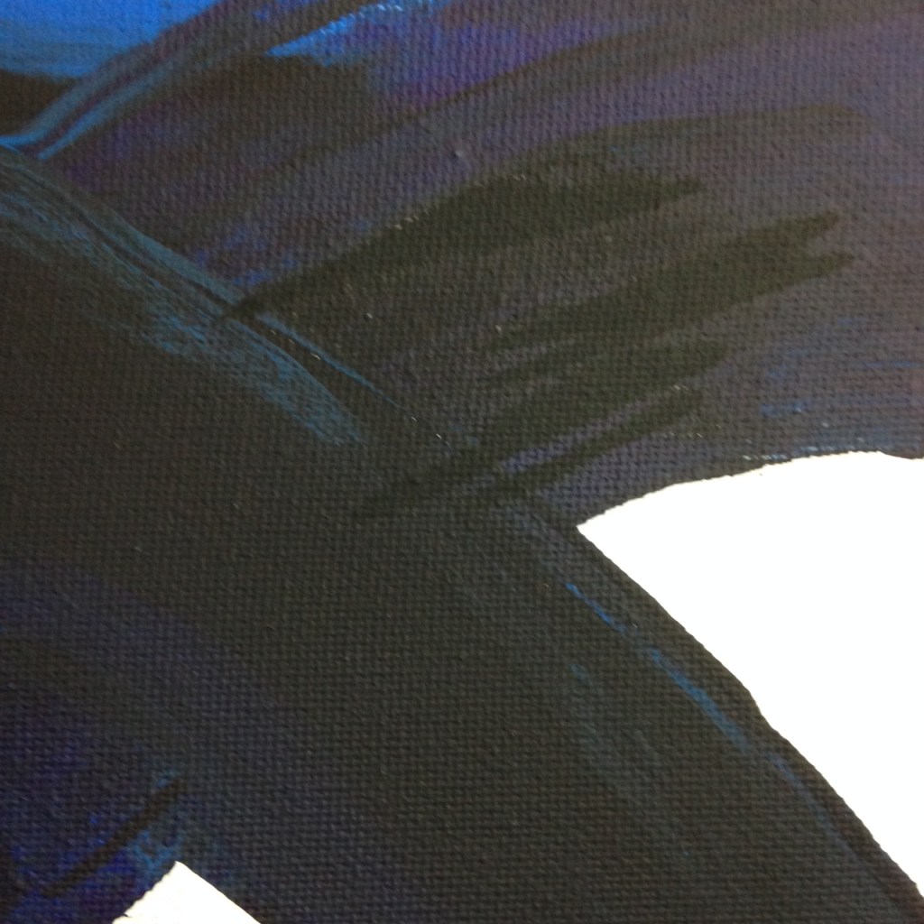Close-Up 2 Peinture CXXXIV- Tribute to Pierre Soulages Linda Cleary 2014 Acrylic on Canvas