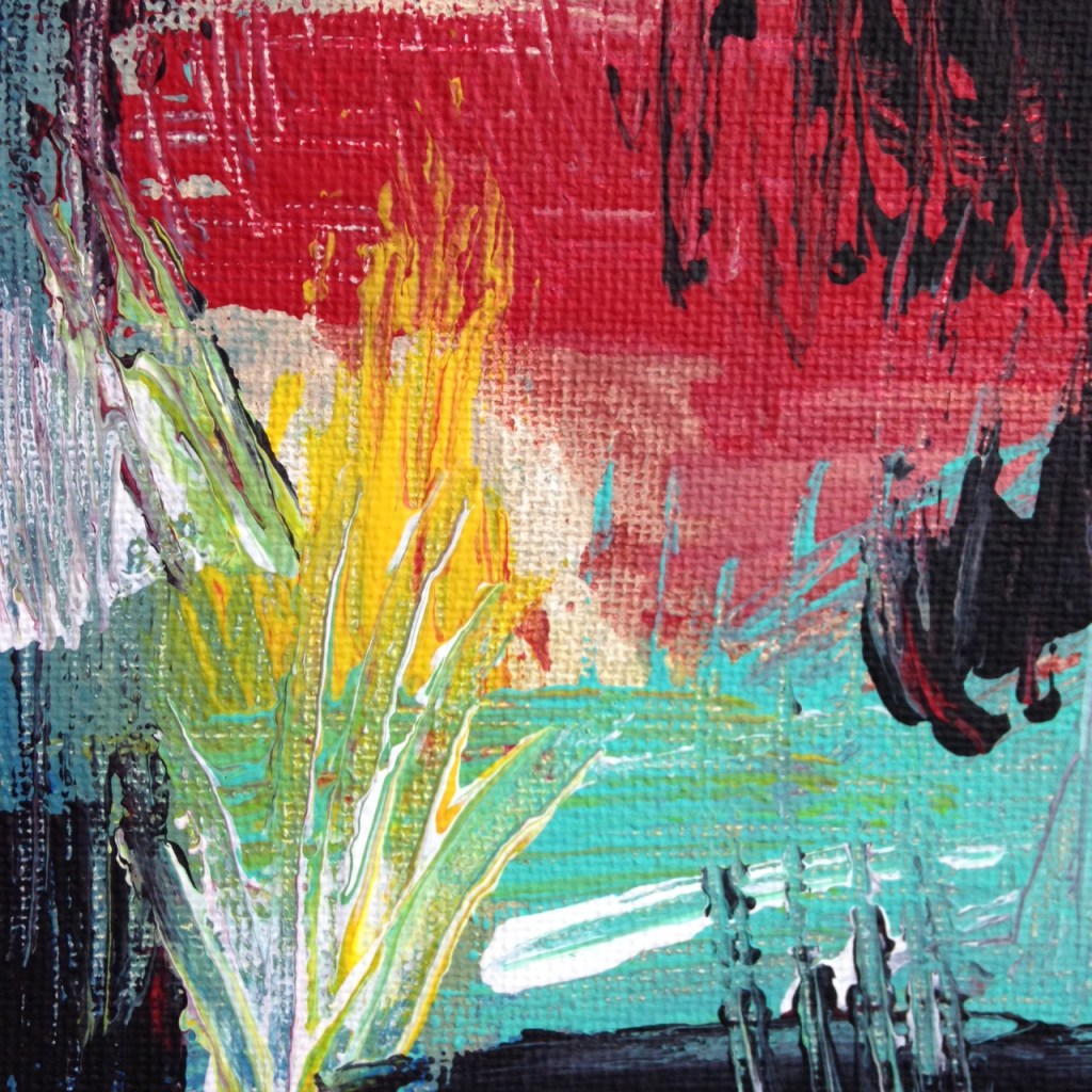 Close-Up 2 Untitled 135- Tribute to Wols Linda Cleary 2014 Acrylic on Canvas