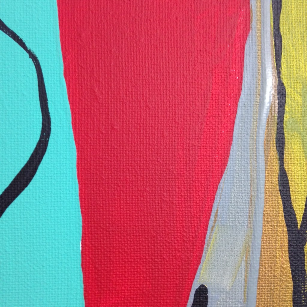 Close-Up 2 Untitled 142- Tribute to Bram Van Velde Linda Cleary 2014 Acrylic on Canvas