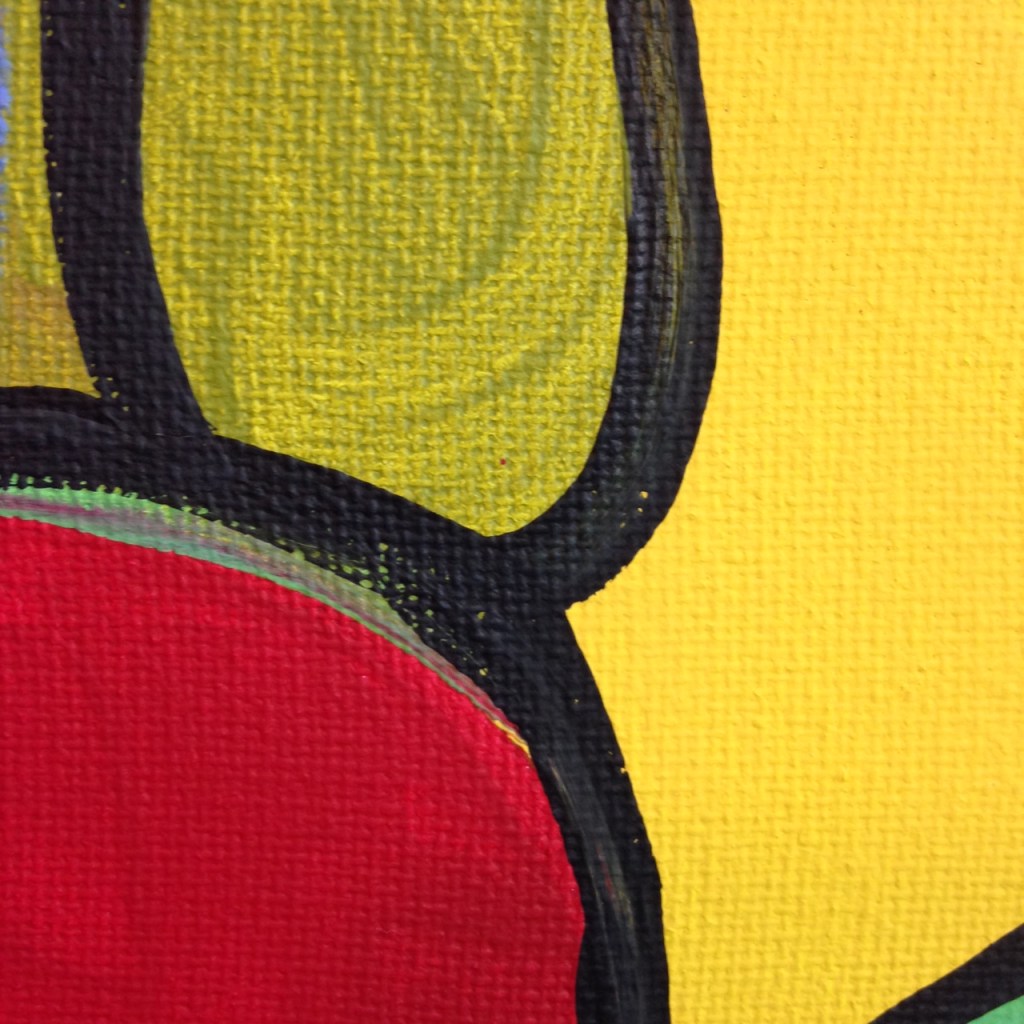 Close-Up 3 Untitled 142- Tribute to Bram Van Velde Linda Cleary 2014 Acrylic on Canvas