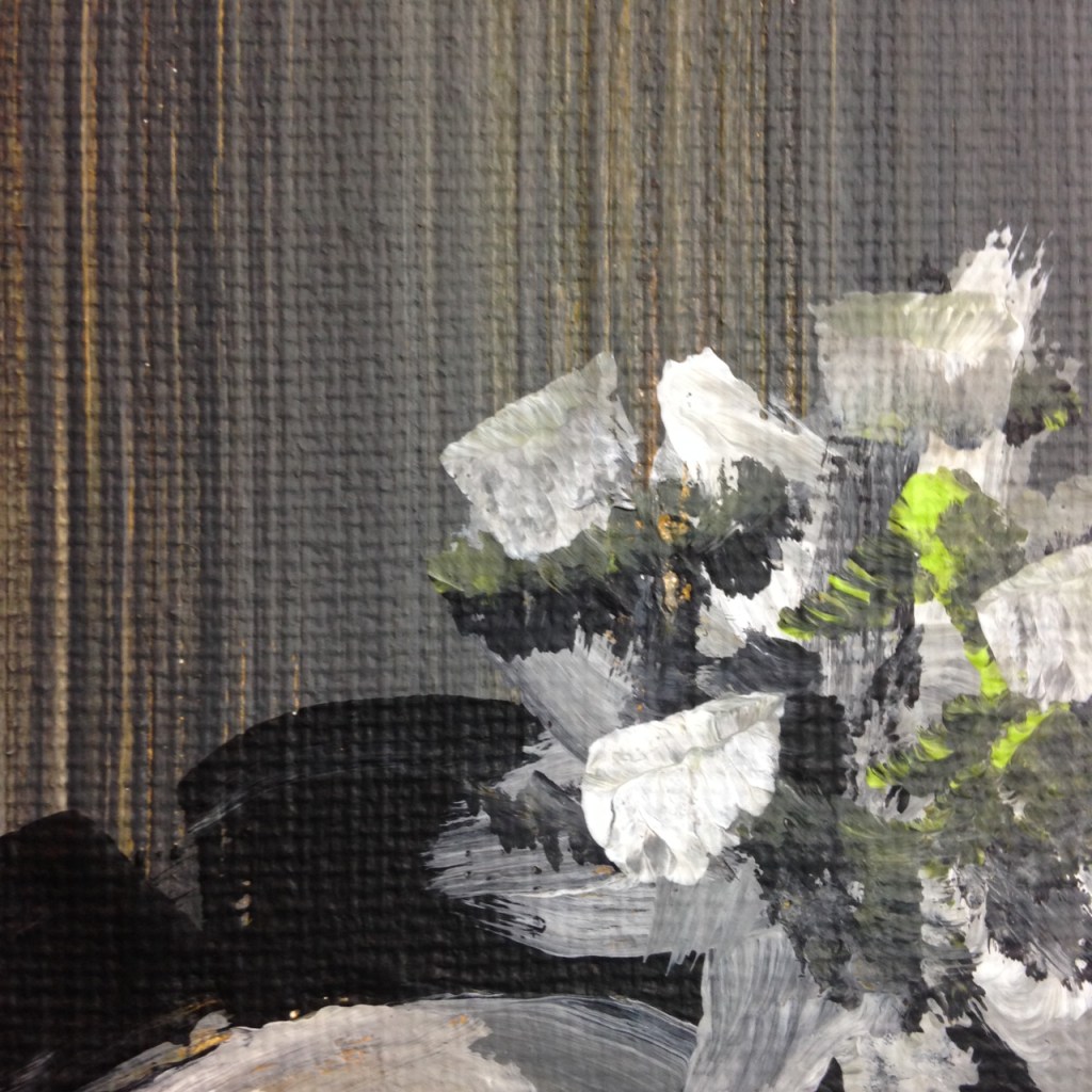 Close-Up 3 Like Mother Like Daughter- Tribute to Eva Hesse Linda Cleary 2014 Acrylic on Canvas