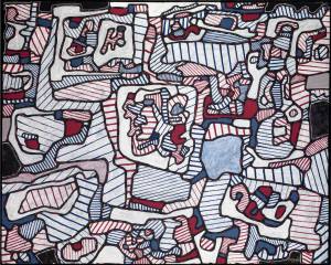 Jean Dubuffet. Site Inhabited by Objects 1965