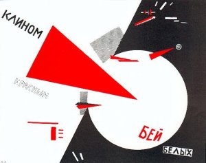 Beat the Whites with the Red Wedge- El Lissitzky