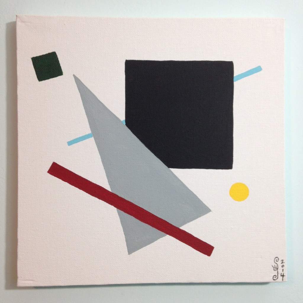 Suprematist- Tribute to Kazimir Malevich Linda Cleary 2014 Acrylic on Canvas