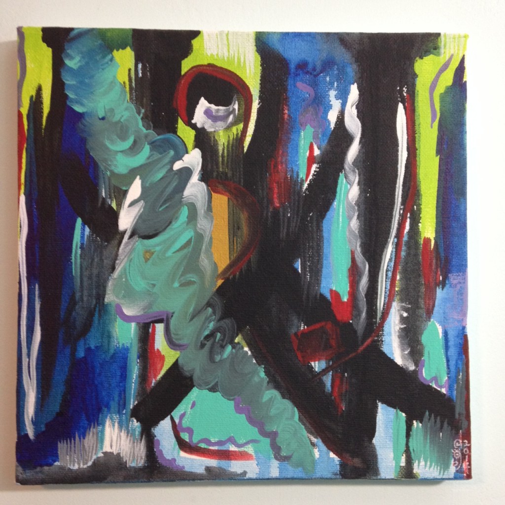 Storm's Coming- Tribute to John Seery Linda Cleary 2014 Acrylic on Canvas