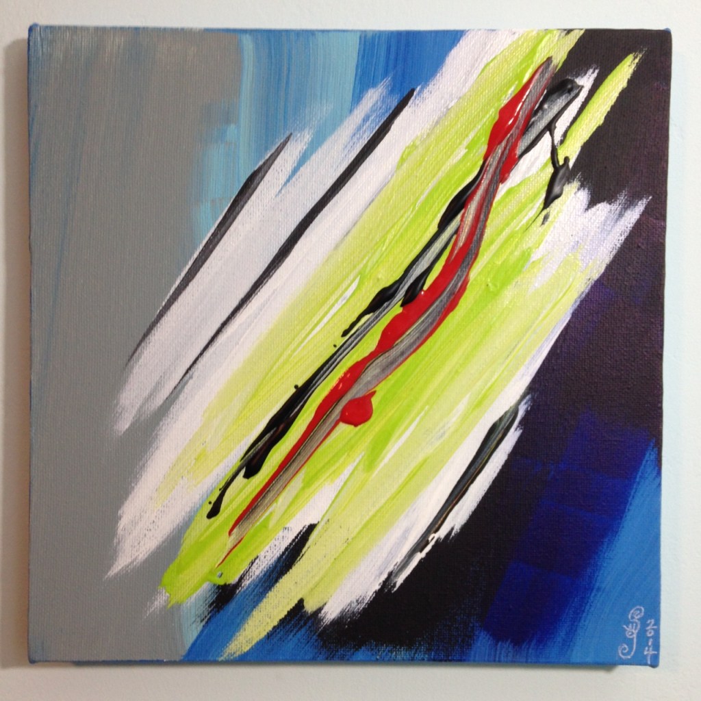 Bonheur- Tribute to Pierre Fichet Linda Cleary 2014 Acrylic on Canvas